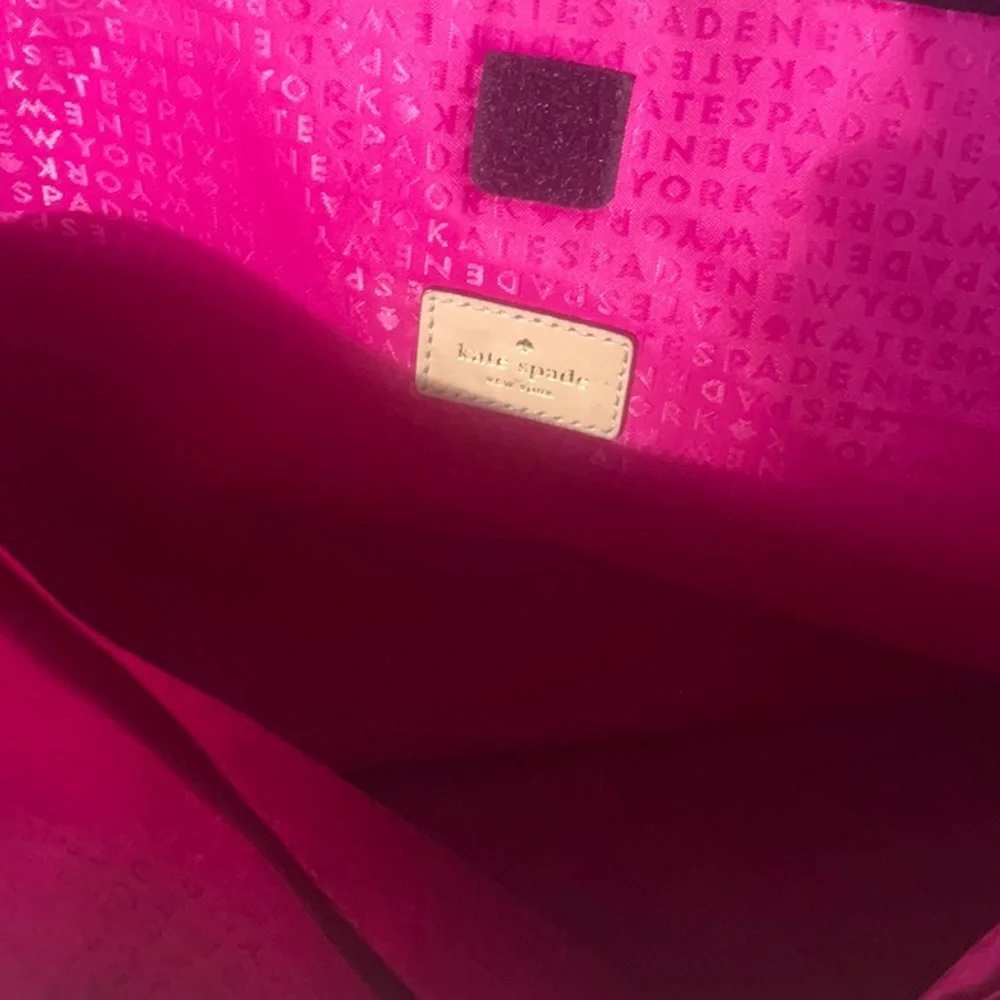 Kate spade nylon w leather trim laptop bag